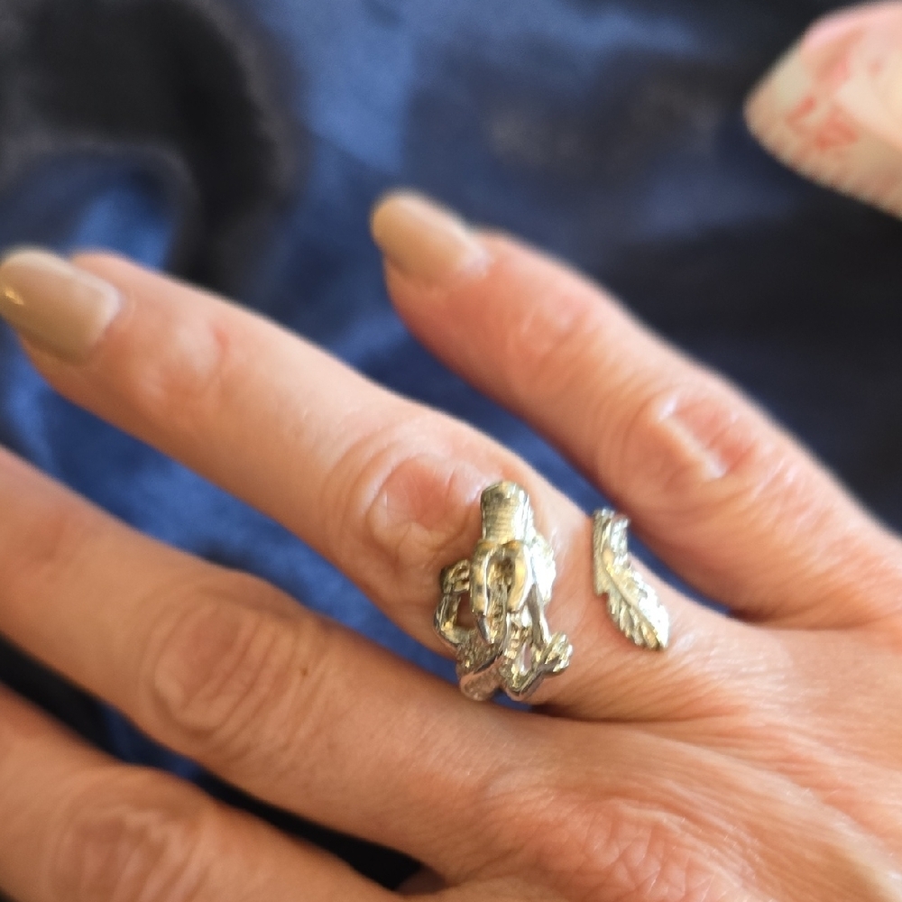 Silver Dragon Wrap Ring